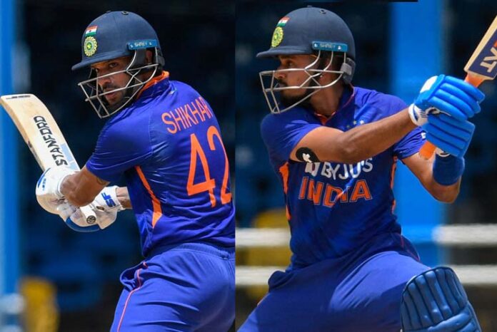 ನಾಯಕ ಧವನ್ ಆಕರ್ಷಕ ಆಟ: ವೆಸ್ಟ್​ ಇಂಡೀಸ್ ಗೆಲುವಿಗೆ 309 ರನ್ ಟಾರ್ಗೆಟ್ ಕೊಟ್ಟ ಭಾರತ