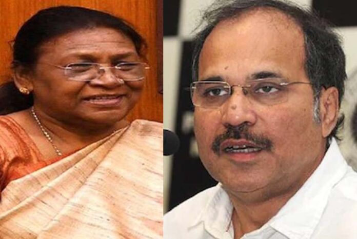 ನಾಲಿಗೆ ಜಾರಿತು ಕ್ಷಮಿಸಿ: ರಾಷ್ಟ್ರಪತಿ ಮುರ್ಮು ಅವರಲ್ಲಿ ಕ್ಷಮೆಯಾಚಿಸಿದ ಕಾಂಗ್ರೆಸ್‌ ಸಂಸದ ಅಧೀರ್ ರಂಜನ್
