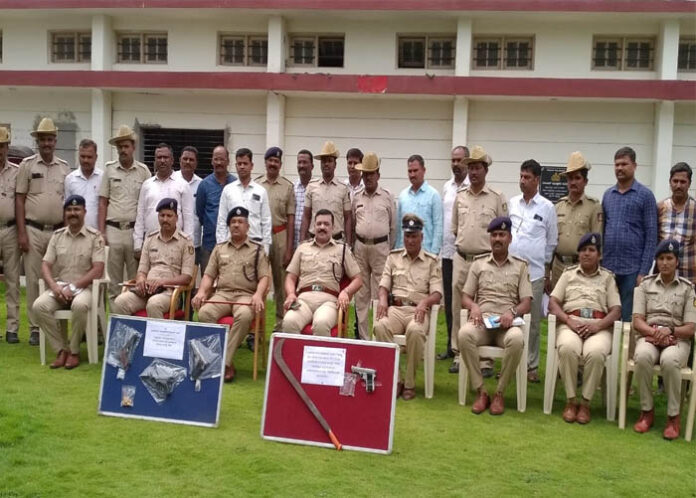 ಕಂಟ್ರಿ ಪಿಸ್ತೂಲ್ ಹೊಂದಿದ್ದ ‌ನಾಲ್ವರ ಬಂಧನ 