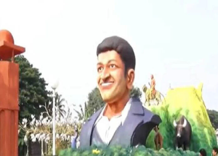 ಜಂಬೂ ಸವಾರಿಯಲ್ಲಿ ಗಮನ ಸೆಳೆದ ಪುನೀತ್ ರಾಜ್‌ಕುಮಾರ್ ಪ್ರತಿಮೆ