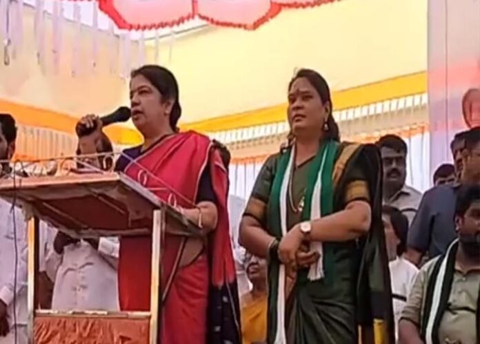 ಆಮಿಷಗಳಿಗೆ ಒಳಗಾಗಬೇಡಿ, ಪ್ರಾಮಾಣಿಕರಿಗೆ ಅವಕಾಶ‌ ಕೊಡಿ: ಅನಿತಾ ಕುಮಾರಸ್ವಾಮಿ