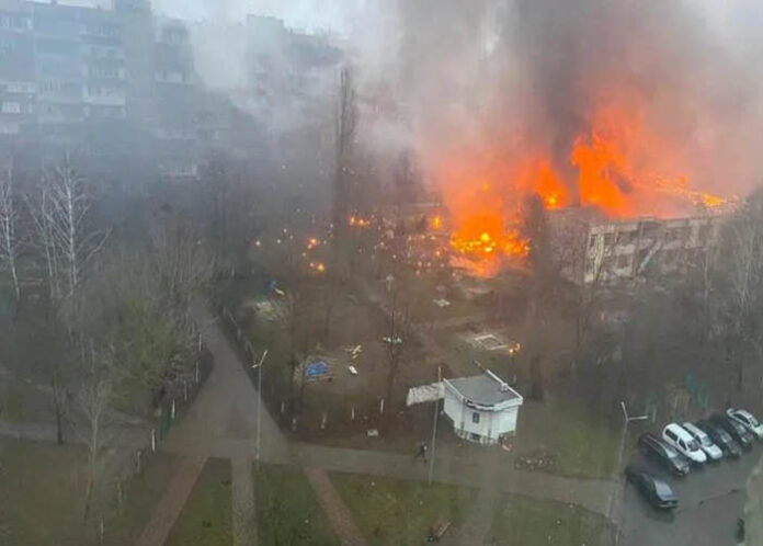 SHOCKING | ಉಕ್ರೇನ್‌ನಲ್ಲಿ ಸೇನಾ ಹೆಲಿಕಾಪ್ಟರ್ ಪತನ: ಗೃಹ ಸಚಿವರು ಸೇರಿ 16 ಮಂದಿ ಸಾವು