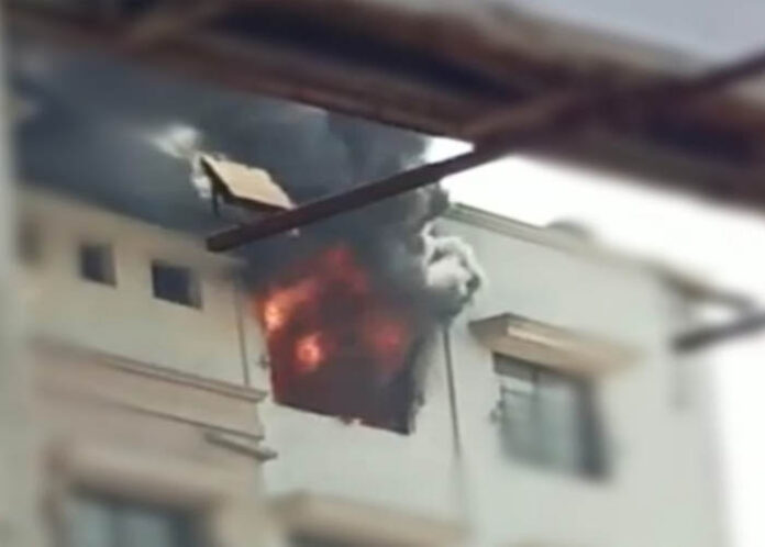 ಹೊಟೇಲ್‌ನಲ್ಲಿ ಬೆಂಕಿ: ಬೆಲೆಬಾಳುವ ವಸ್ತುಗಳು ಭಸ್ಮ