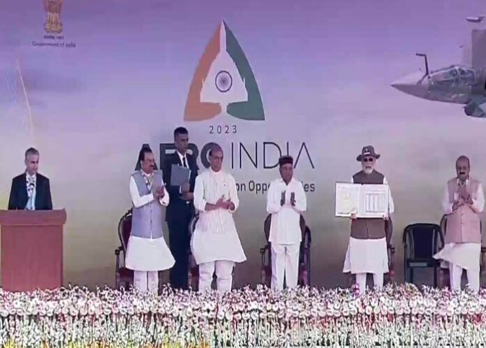 AERO INDIA 2023 | ಏರೋ ಇಂಡಿಯಾ ಉದ್ಘಾಟಿಸಿದ ಪ್ರಧಾನಿ ಮೋದಿ