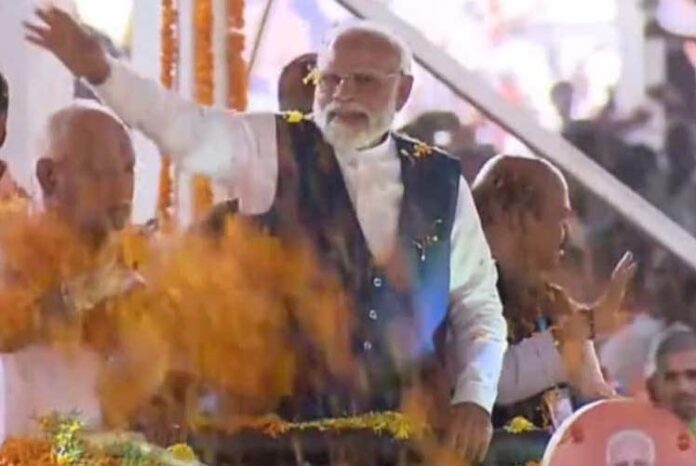 Prime Minister Modi's grand road show in the capital, these roads are closed!