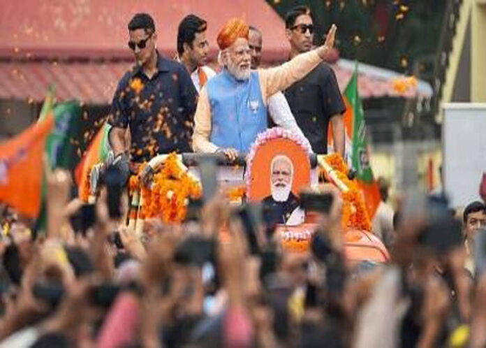 ದಾಖಲೆ ಸೃಷ್ಟಿಸಿದೆ ಪ್ರಧಾನಿ ಮೋದಿ ಬೆಂಗಳೂರು ರೋಡ್ ಶೋ